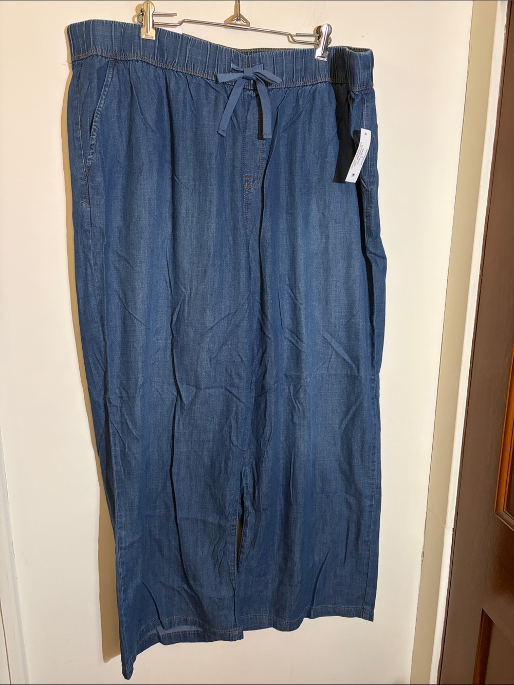 Nine West Indigo Relaxed Drawstring Jeans